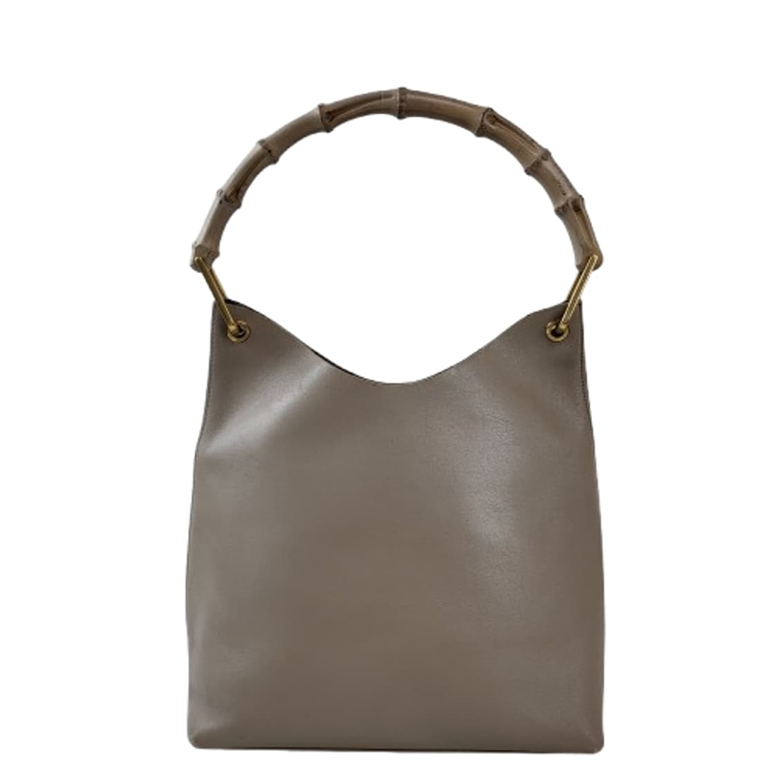 정품 구찌 빈티지 뱀부 핸들 가죽 호보백 상품이미지1