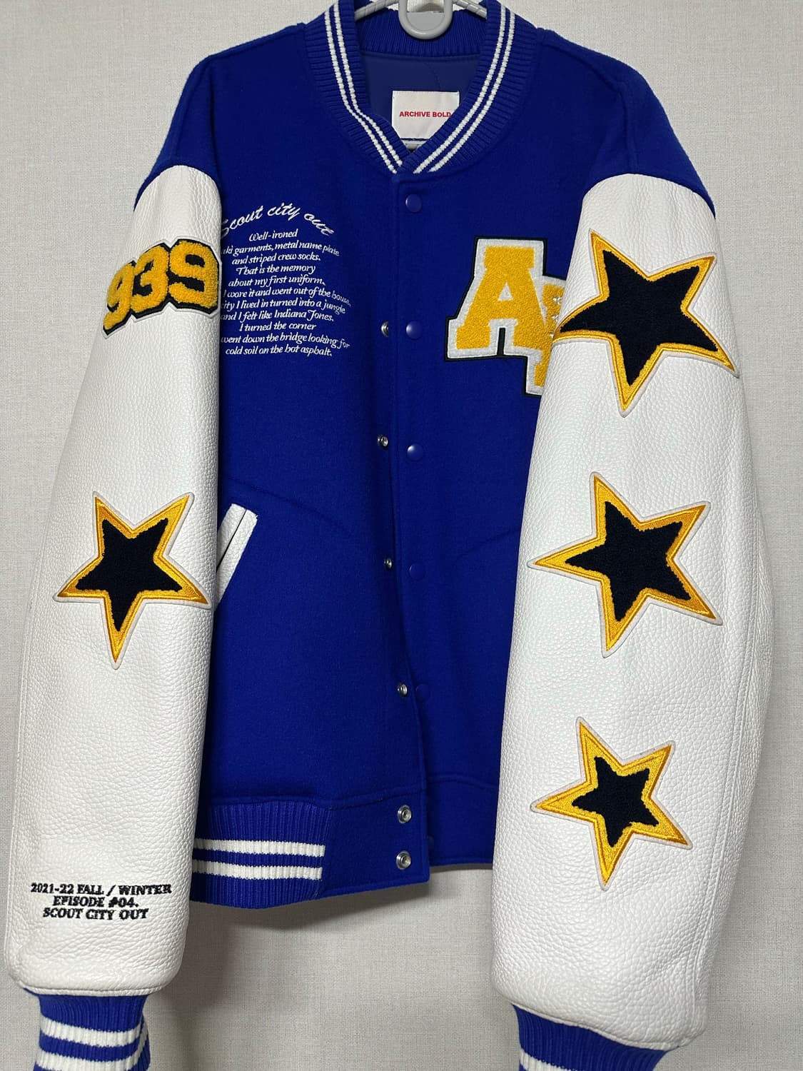 아카이브 볼드 바시티 자켓 L 상품이미지2