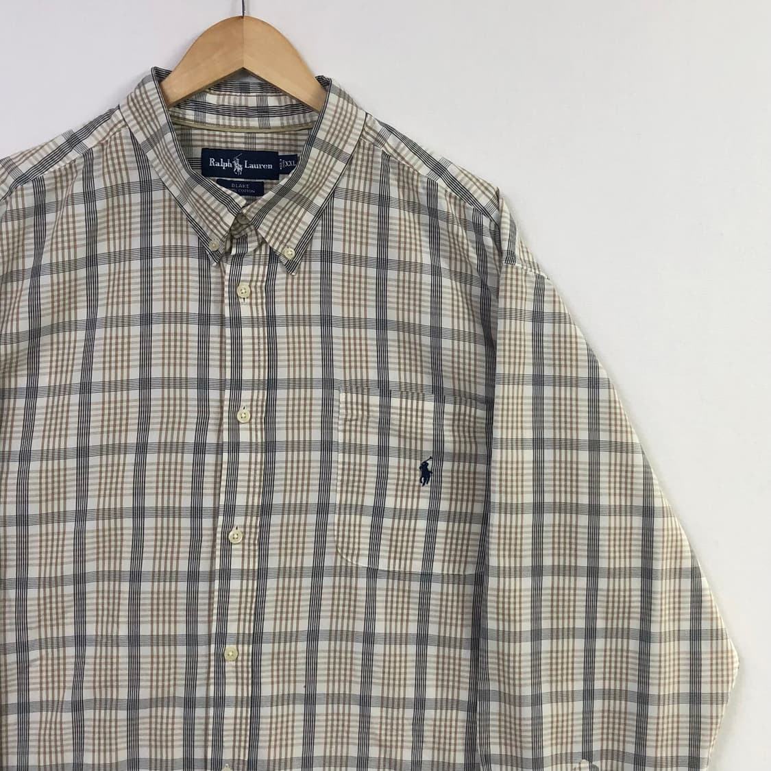 Xxl 폴로 체크 셔츠 상품이미지1