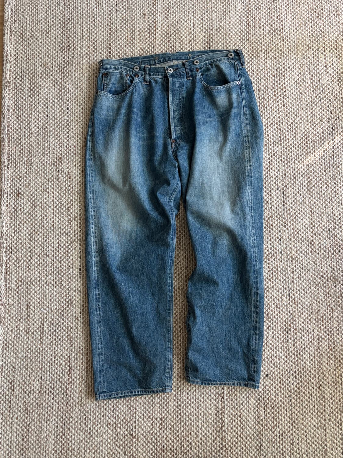 [34] APRESSE  No.22 Washed 와이드 데님  24SS 상품이미지6