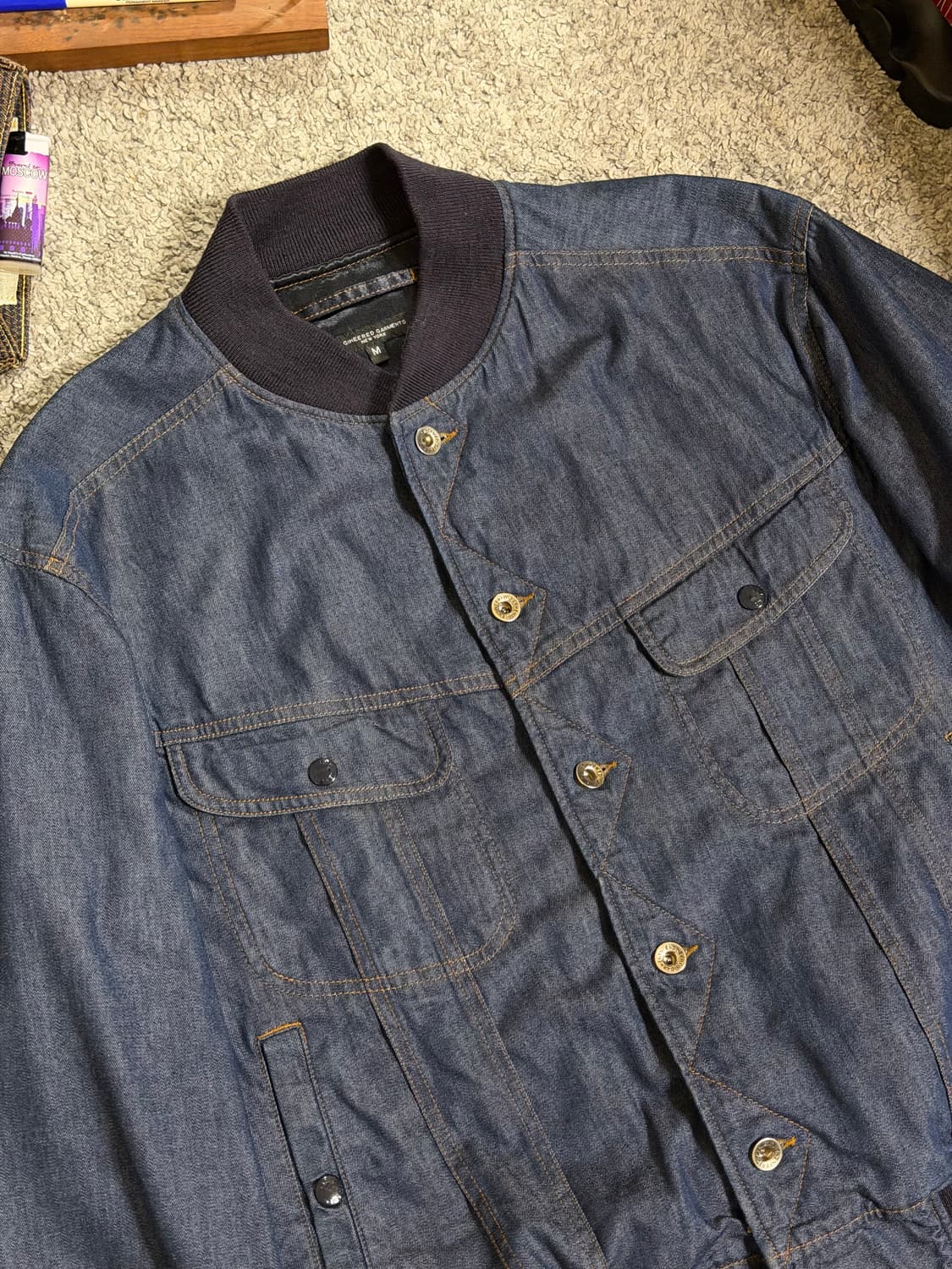 엔지니어드가먼츠 LEE 리버시블 데님 봄버자켓 - 샘플 상품이미지2