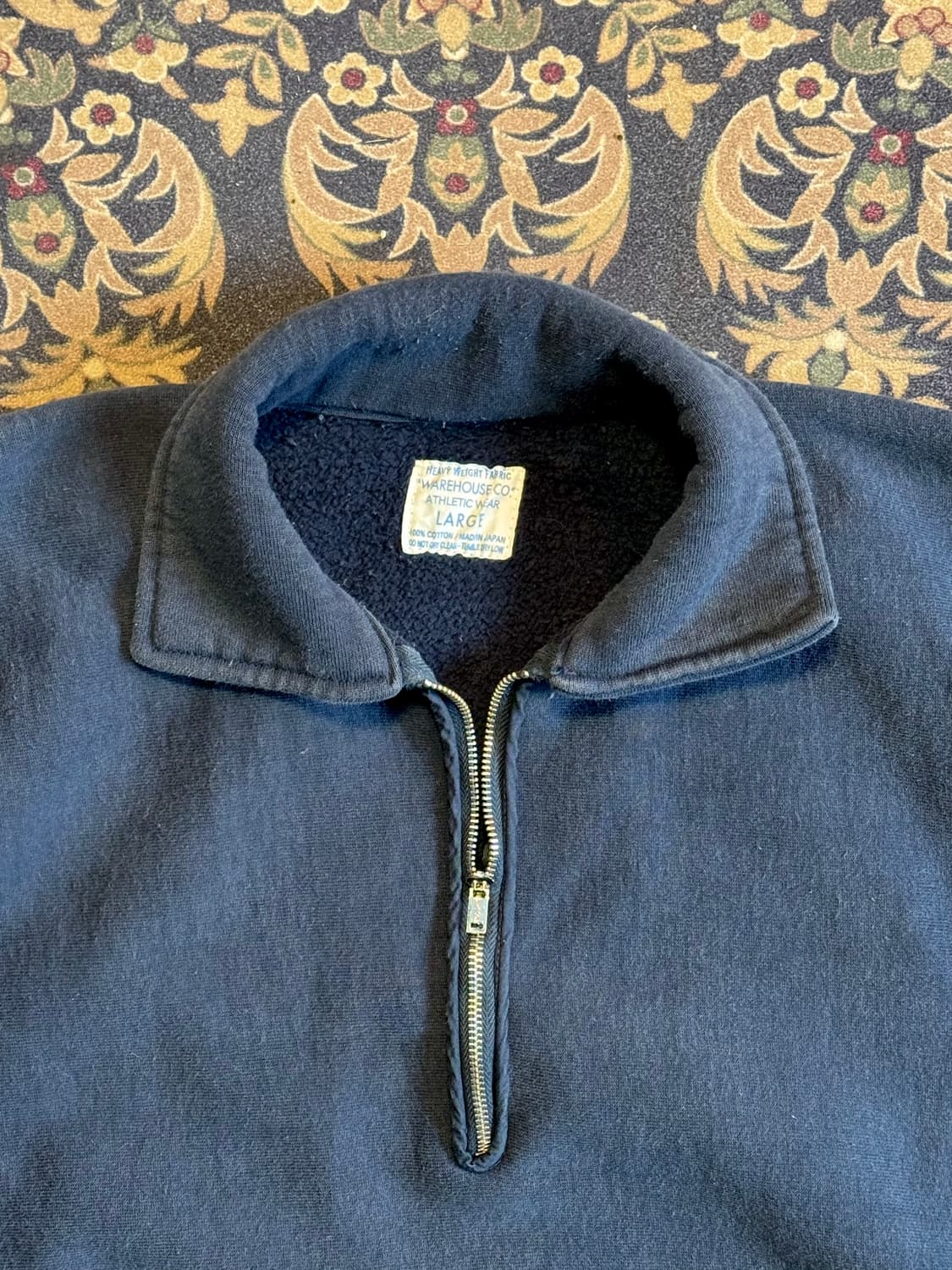 웨어하우스 lot 485 하프집 스웻셔츠 아프레쎄 상품이미지2