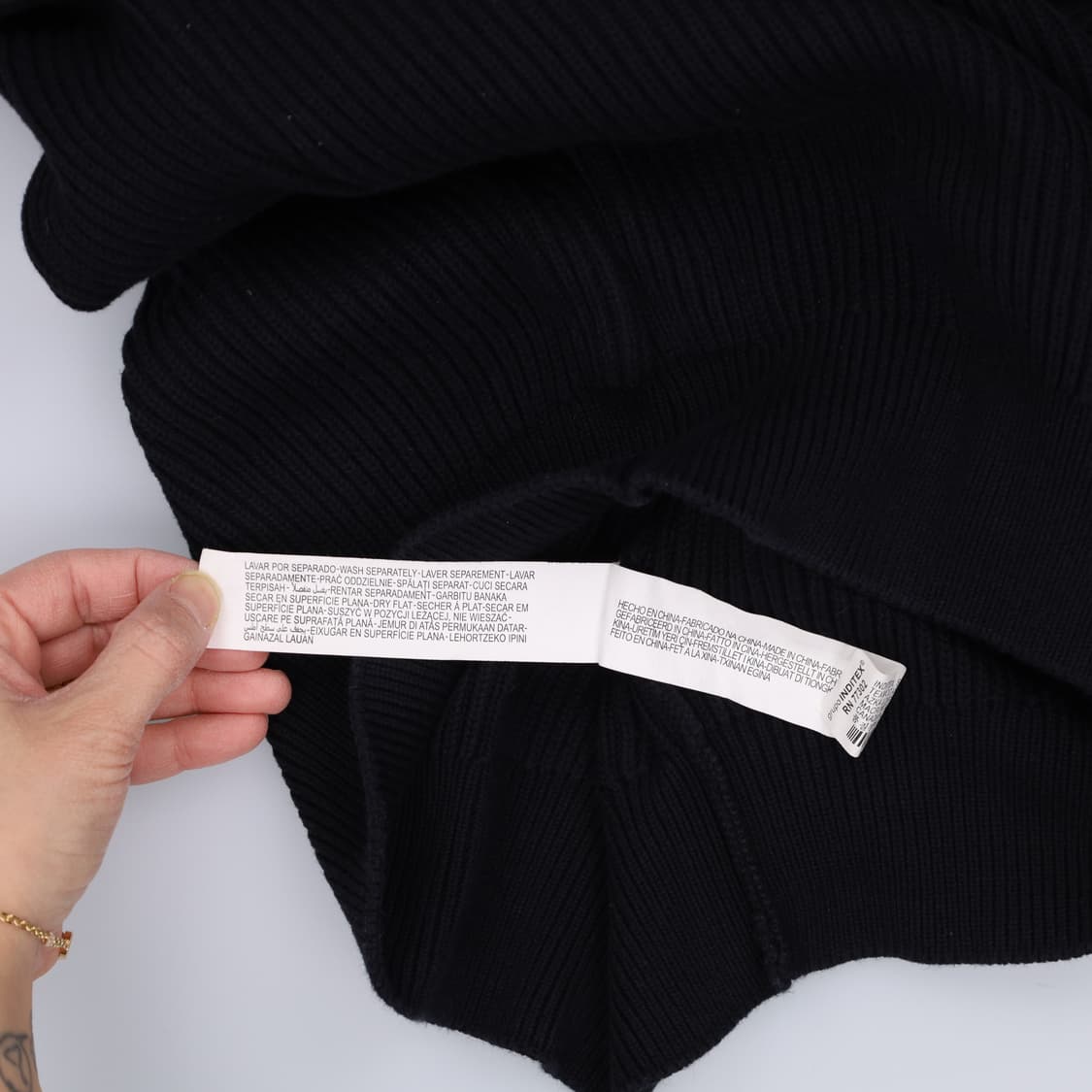 L 자라 반집업 니트스웨터 0209H1 상품이미지5