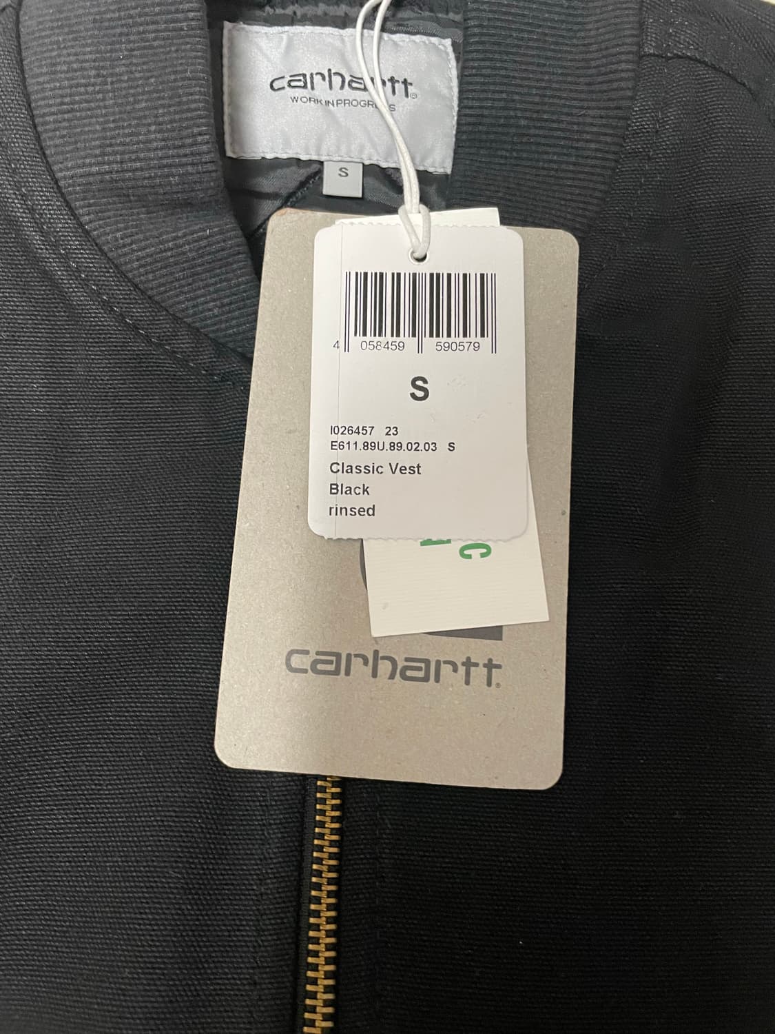 칼하트윕 클래식 베스트 블랙 S 상품이미지2