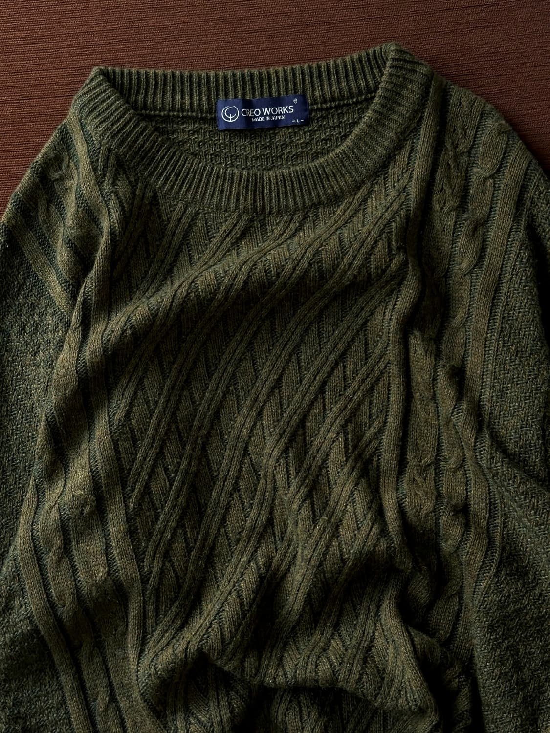 Design pattern wool blend knit P/O 상품이미지1