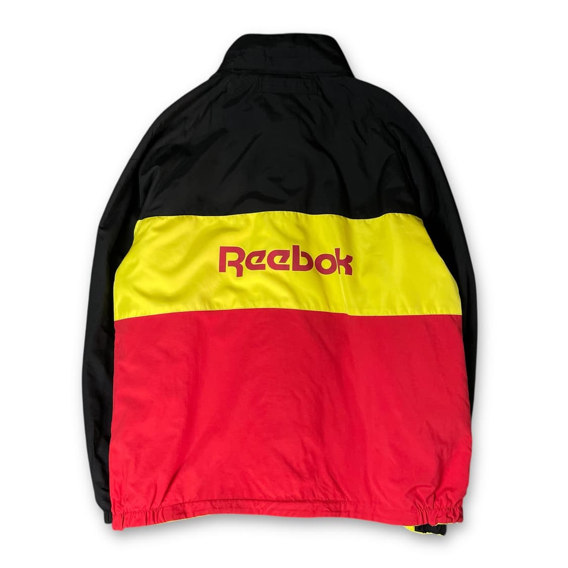 리복 올드스쿨 블랙 레드 옐로우 리버시블 나일론 자켓 상품이미지3