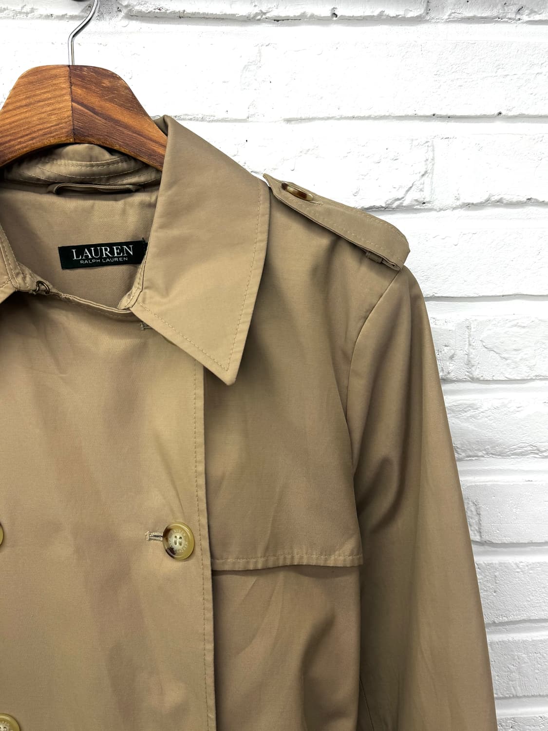 로렌 랄프로렌 베이지 트렌치 코트 상품이미지4