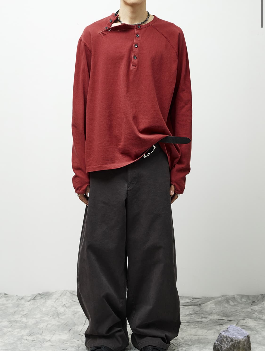 해칭룸 헨리넥 2사이즈(s) 상품이미지2