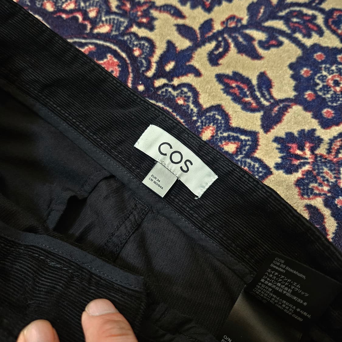 코스(COS) 코듀로이 테이퍼드 슬렉스 상품이미지4