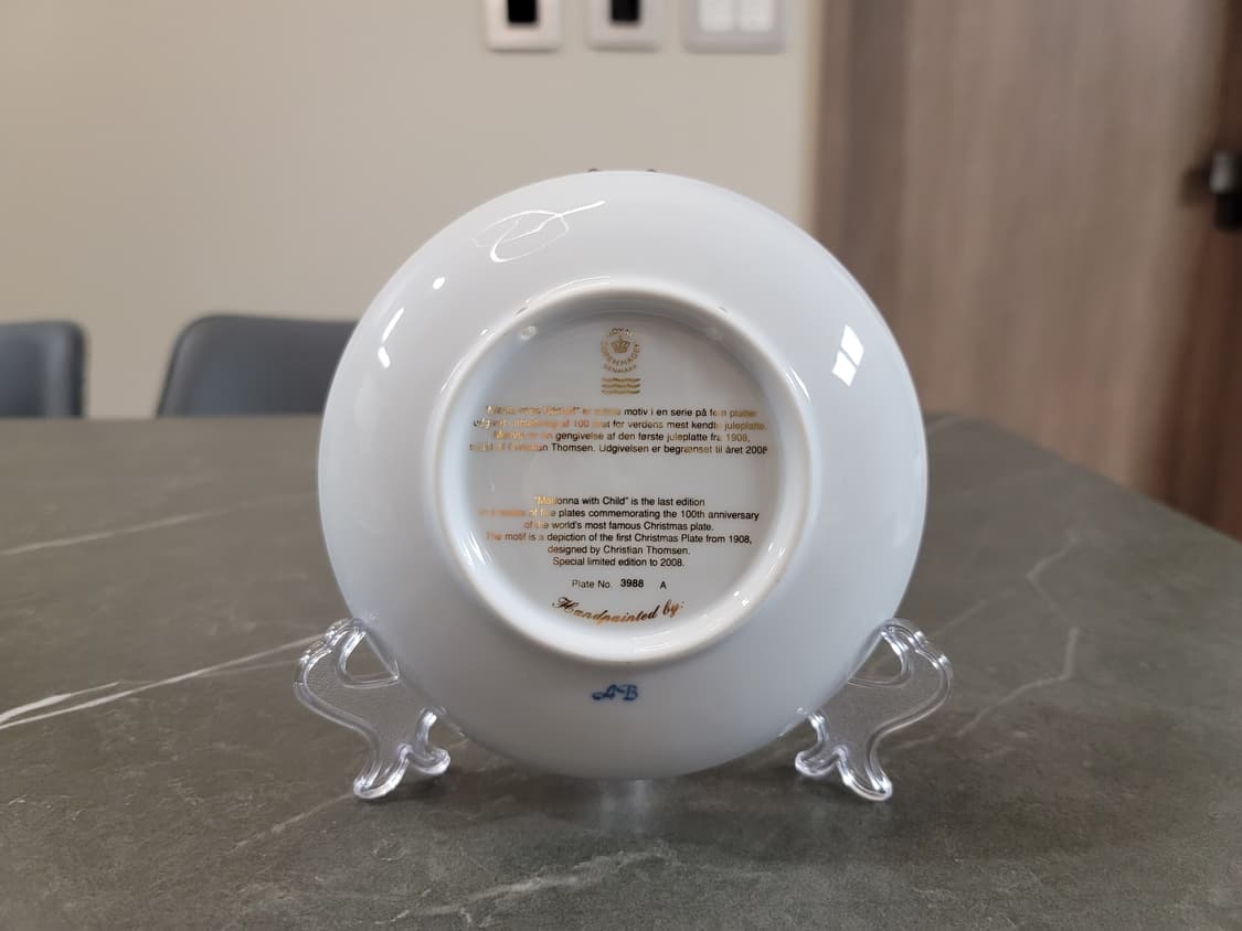 로얄 코펜하겐 100주년 기념 접시 상품이미지2