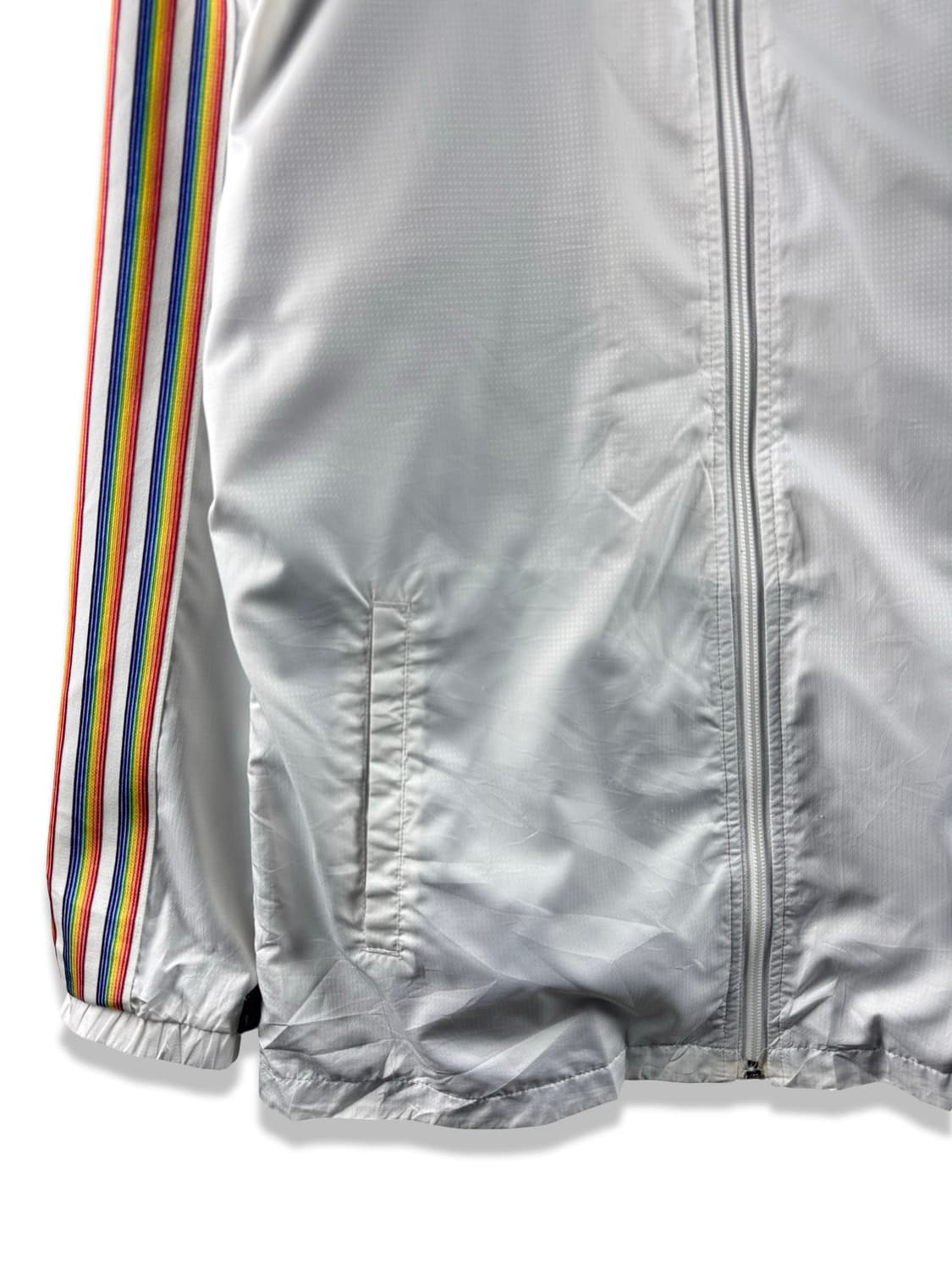 아디다스 화이트 레인보우 바람막이2242 상품이미지4