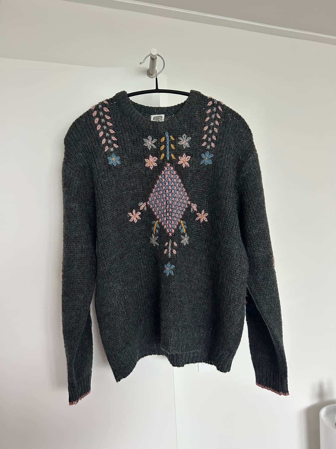 빈티지 자수니트 상품이미지4