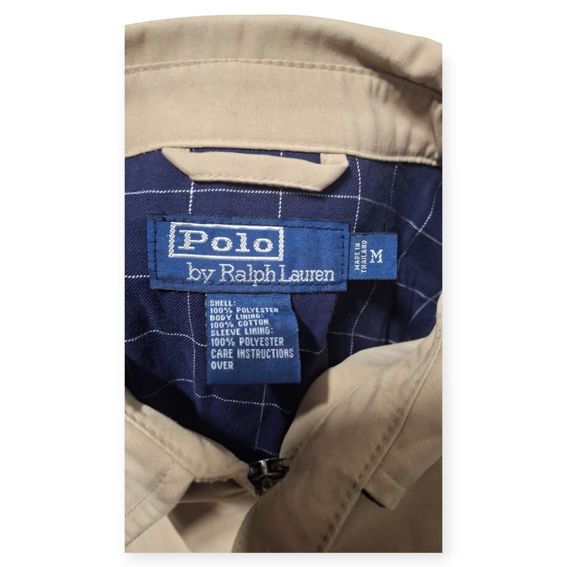 M)폴로 랄프로렌 베이지 스윙탑 자켓 블루종 해링턴 자켓 상품이미지3