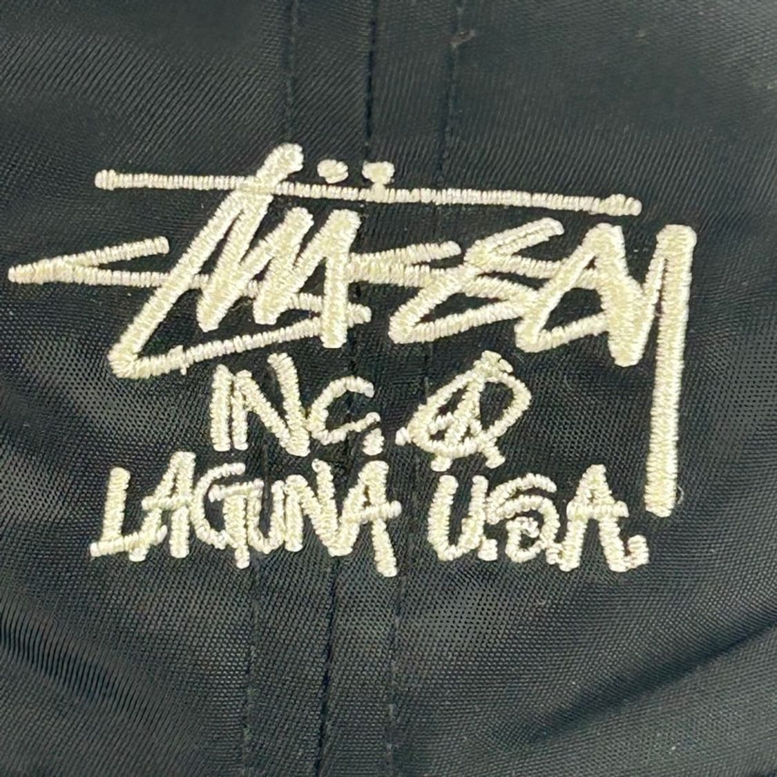 스투시 나일론 6판넬캡 블랙 상품이미지4