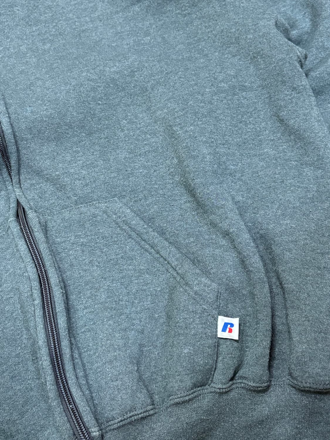 90s 러셀 후드집업 다크그레이 상품이미지3