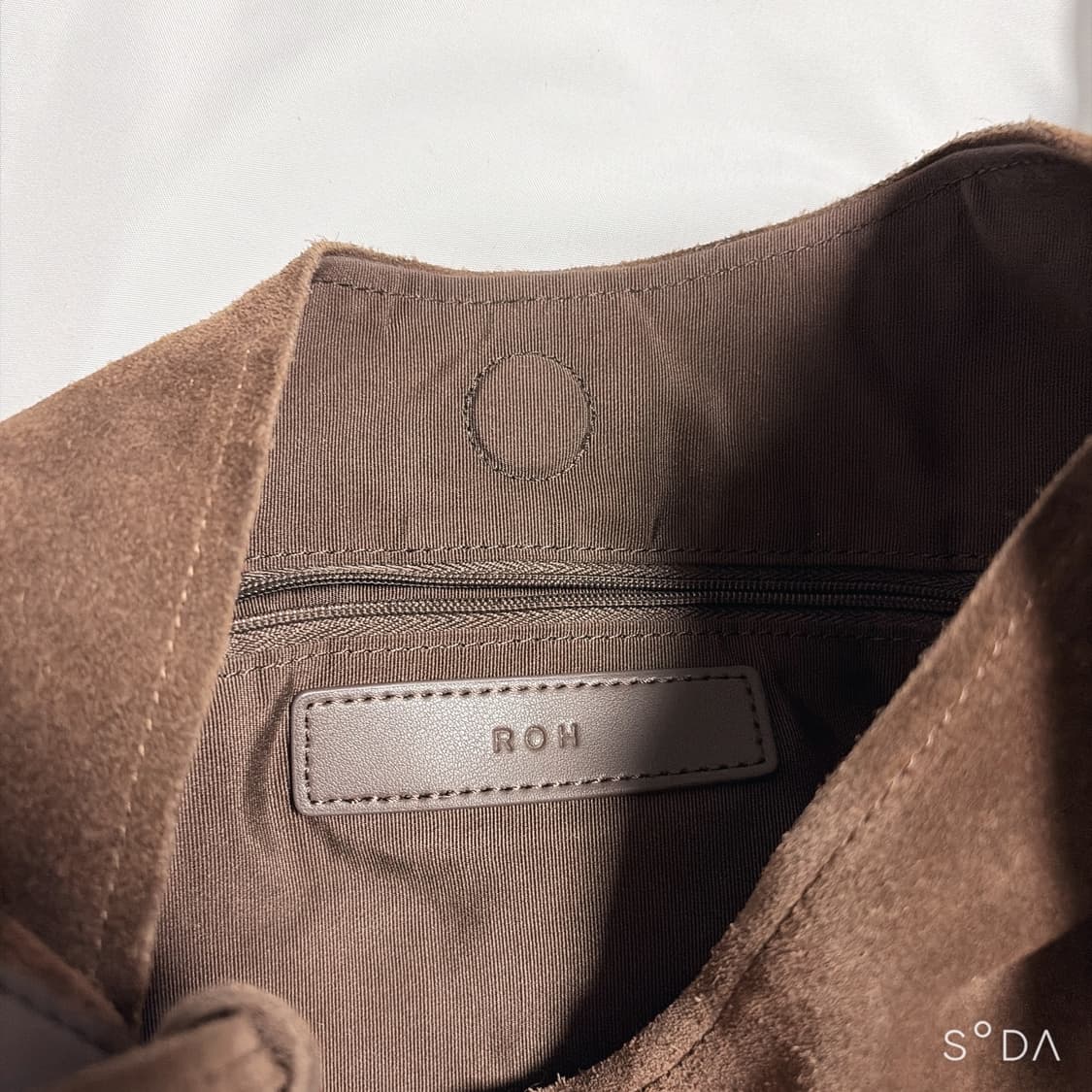 로서울 펄피 호보백 스웨이드 체스트넛 상품이미지7