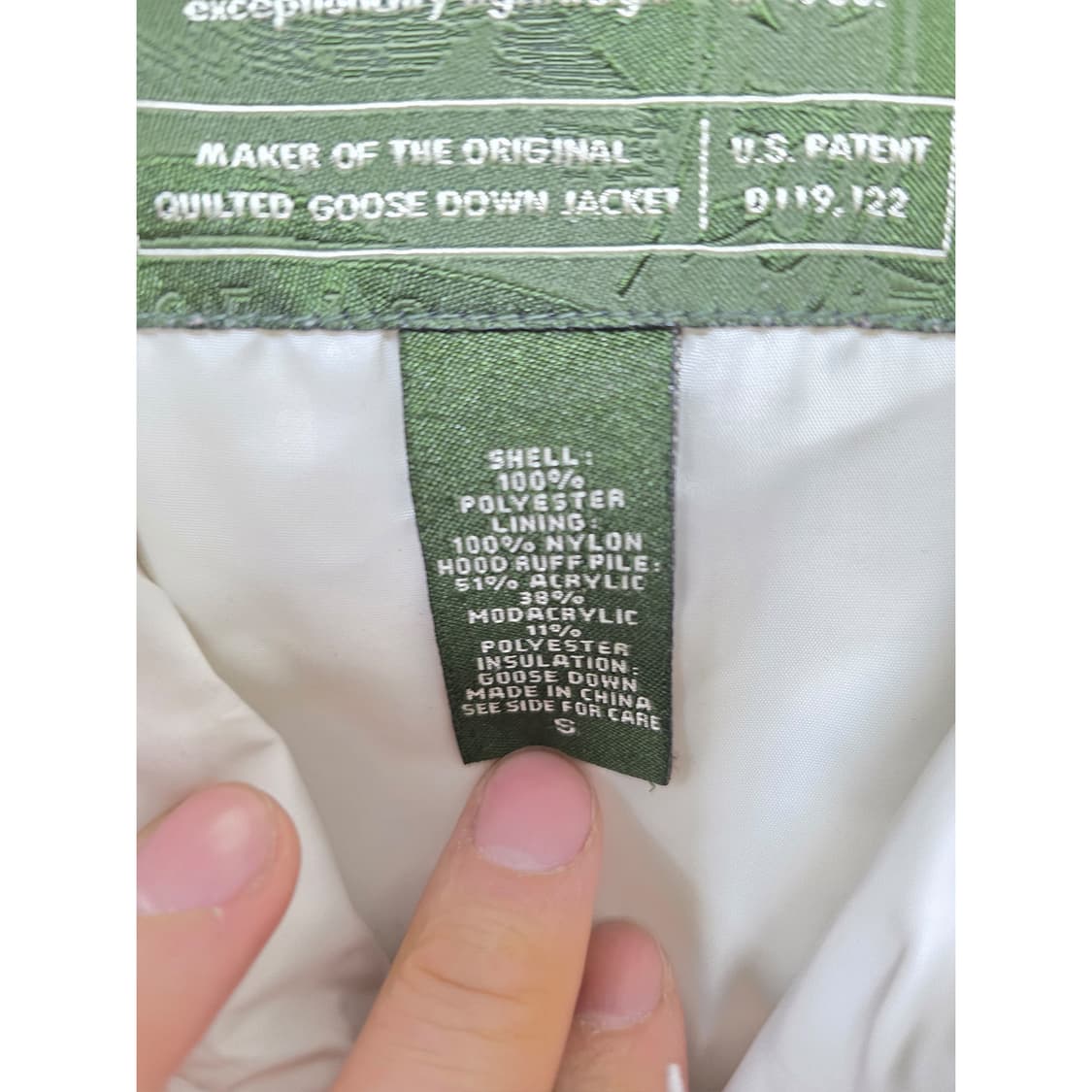 택포// 에디바우어 여성 다운 롱패딩 S 상품이미지3