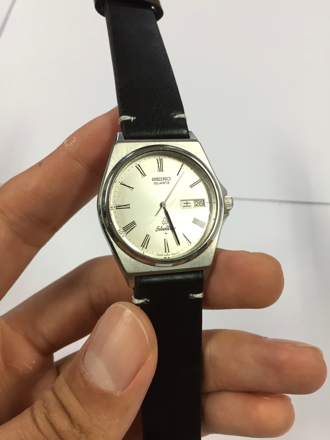 80s seiko silver wave roman index ver.2 상품이미지5