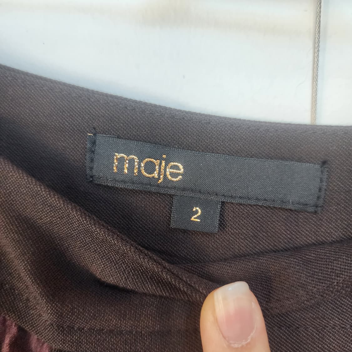 마쥬 투톤 플리츠 롱 스커트 상품이미지2