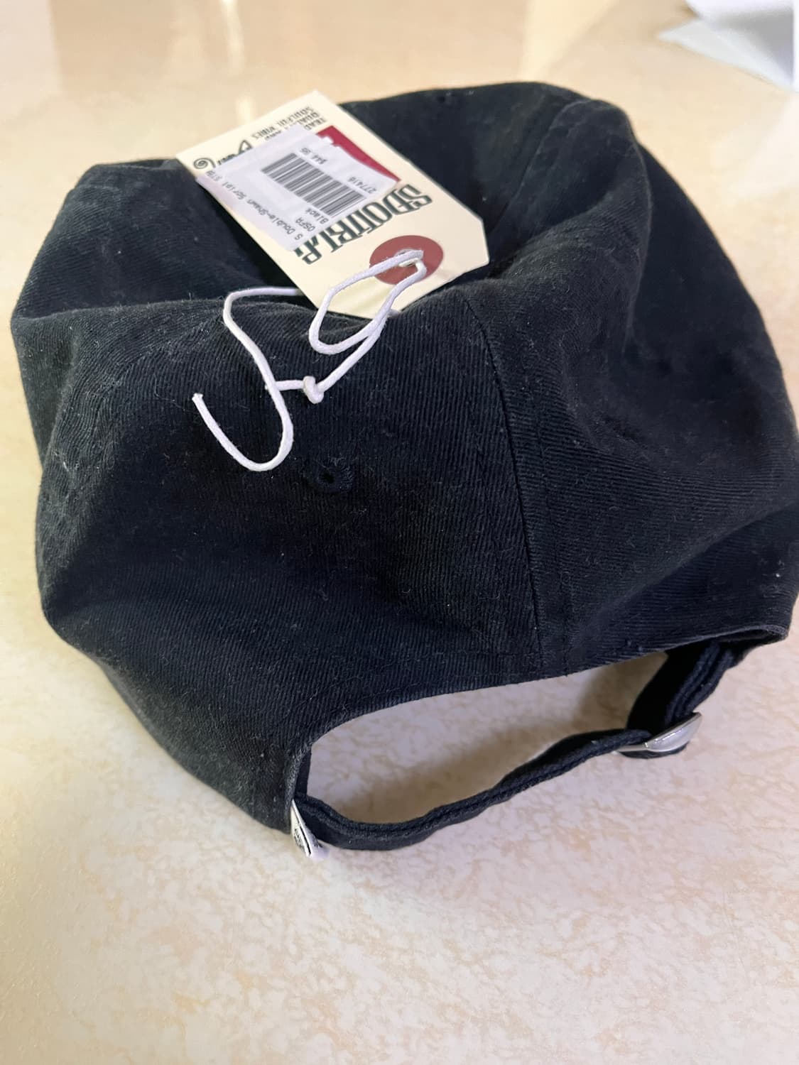 Sdouble script cap black 상품이미지2