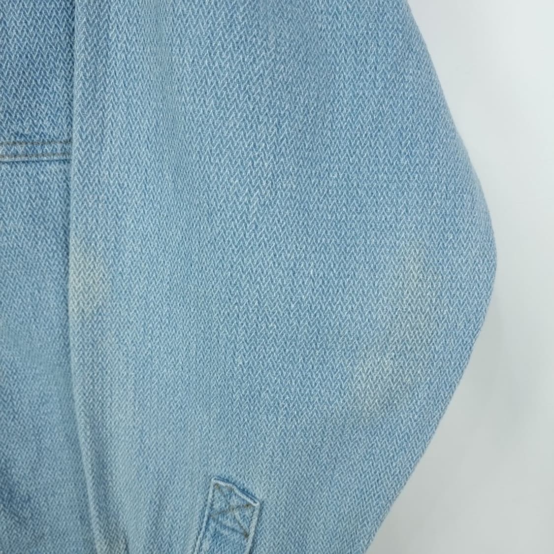 [나이스고스트클럽] 오버사이즈 자수 데님 셔츠 M18682 상품이미지10