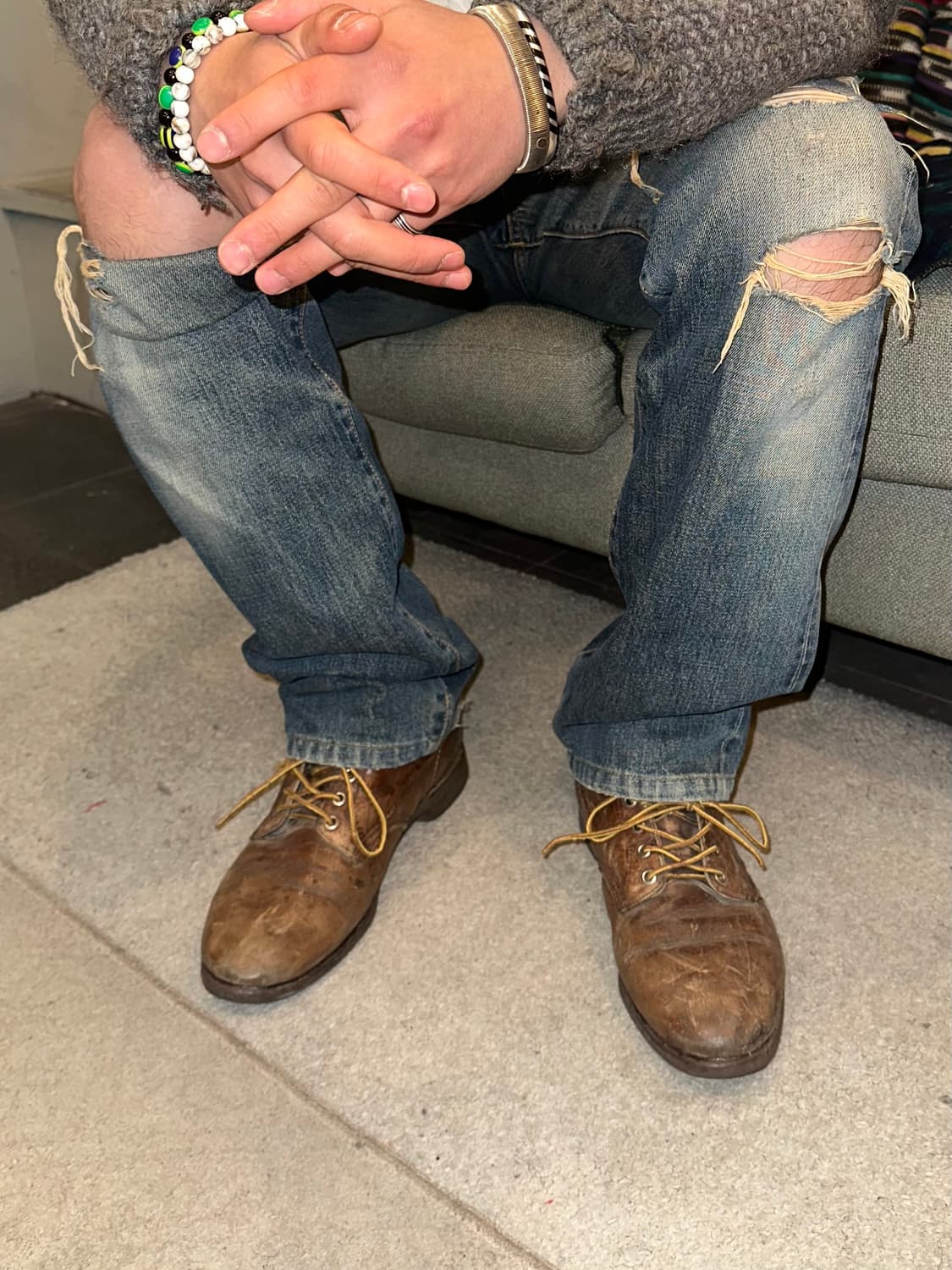 90‘s Red Wing 2126 utility brogan boots 상품이미지1