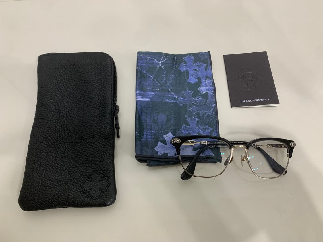 크롬하츠 버티컬스마일2 안경 [BK/GP] 블랙&골드 상품이미지2