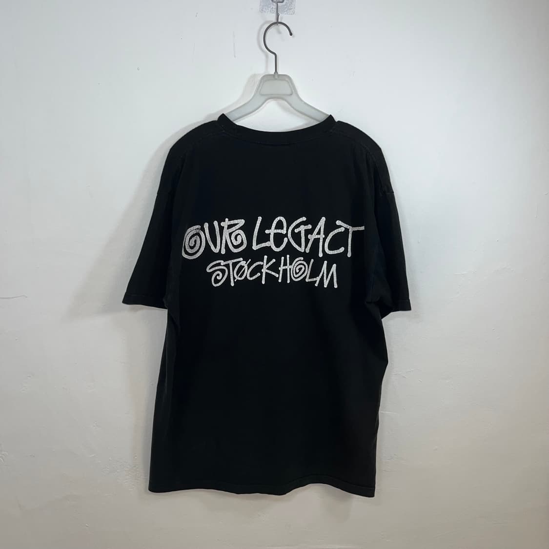 Stussy x Our Legacy black t-shirt 상품이미지7