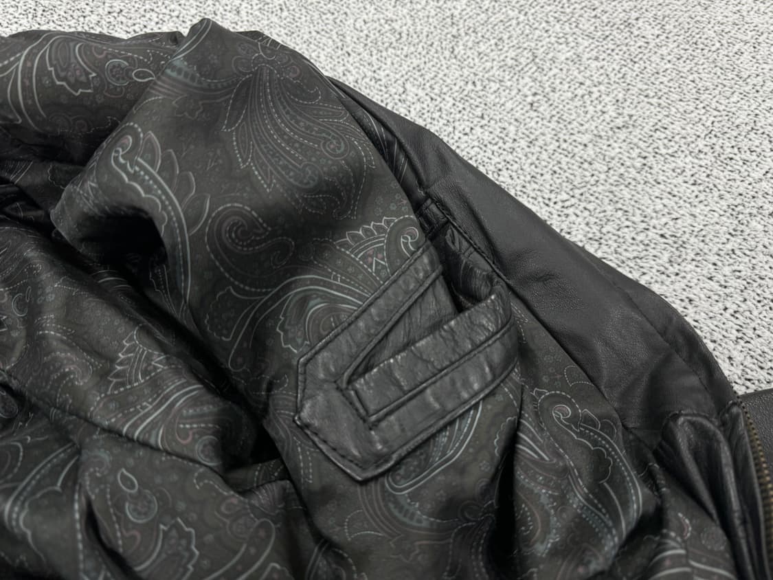 카우레더 블루종자켓 상품이미지5