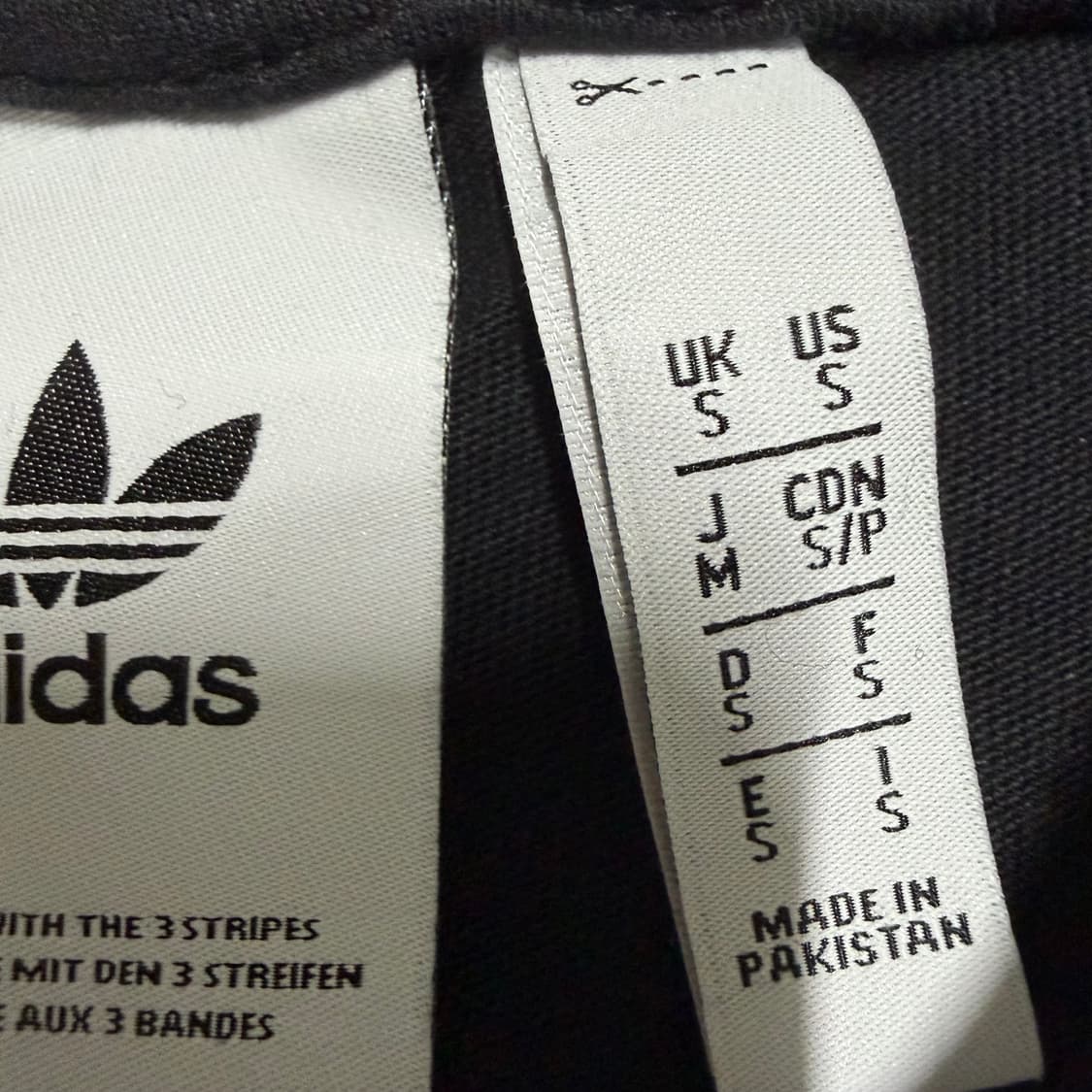 아디다스 블랙 삼선 긴팔티 s 상품이미지3