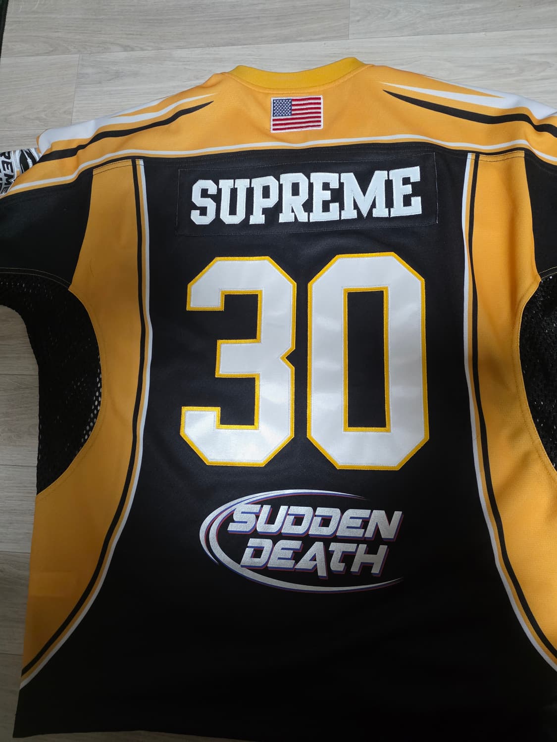 슈프림 서든 데스 풋볼저지 블랙 XL 상품이미지2