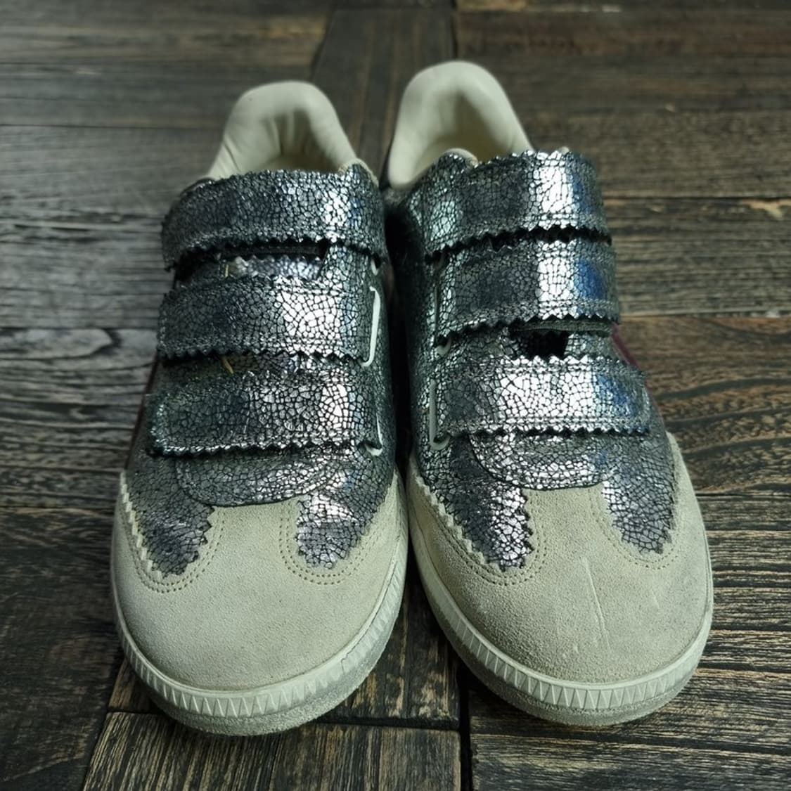 [이자벨마랑] 벨크로 실버 스니커즈 P01583 상품이미지2