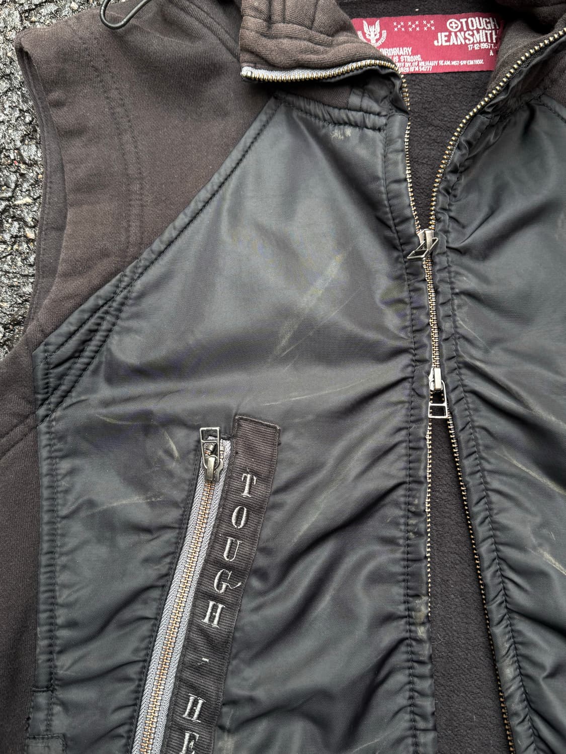 Tough Jeansmith 지퍼 디테일 후드 베스트  상품이미지8