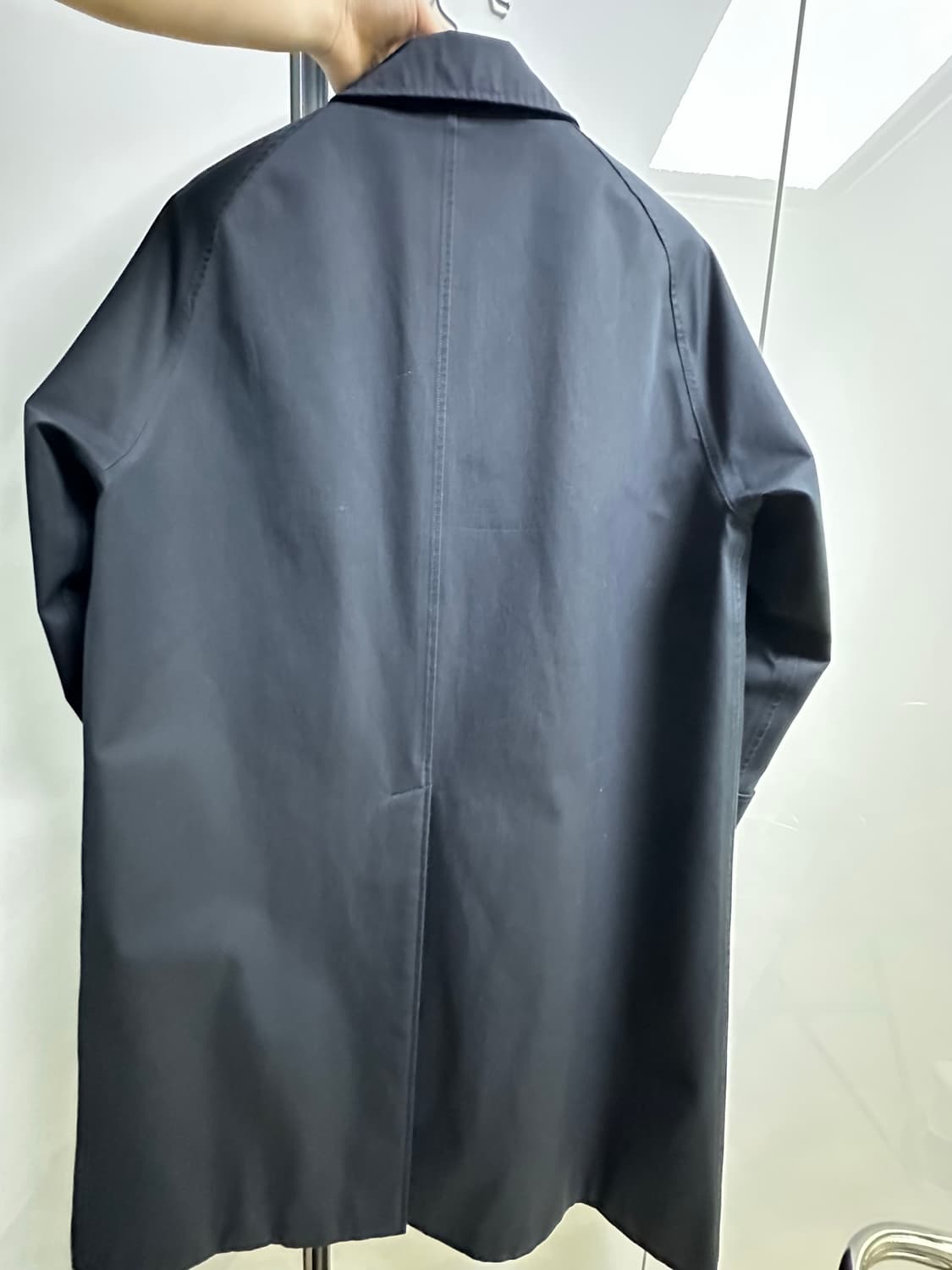 [s] 나나미카 고어텍스 발마칸 코트 네이비 상품이미지1