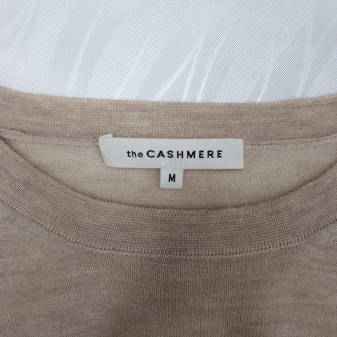 한섬 더캐시미어 캐시미어 라운드 니트 M사이즈 상품이미지5