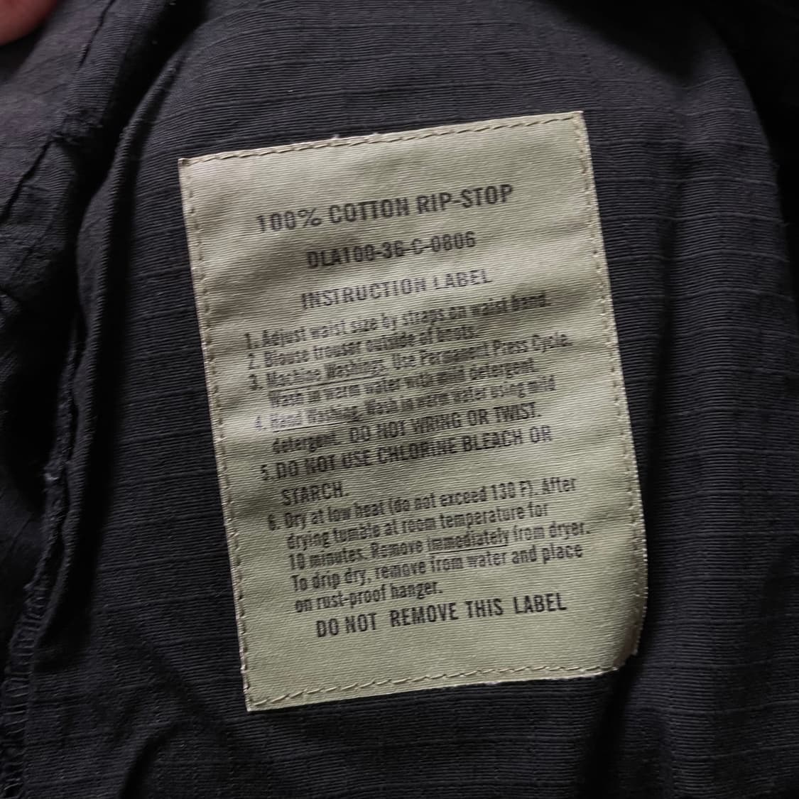 (31) 오리지널 미군 블랙 카고 데님 팬츠 스몰레귤러 상품이미지6