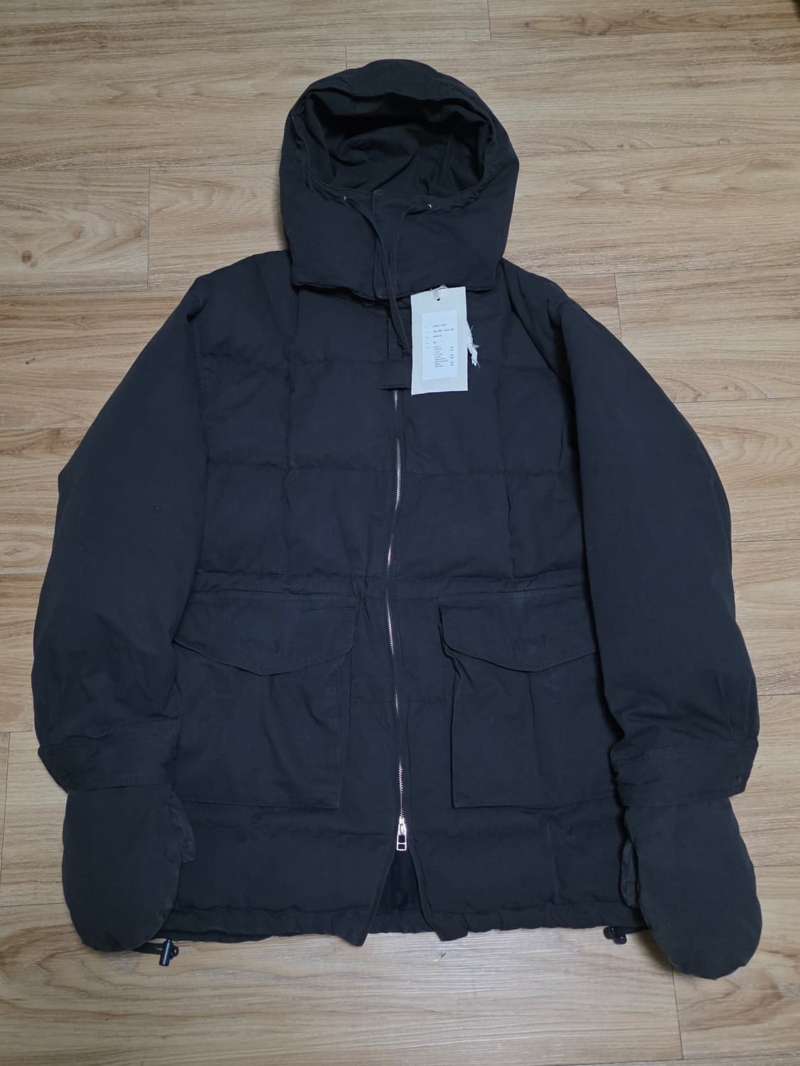 42size오늘만72만)23fw올드조 알파인 파티나 다운코트 그라파이트 상품이미지1