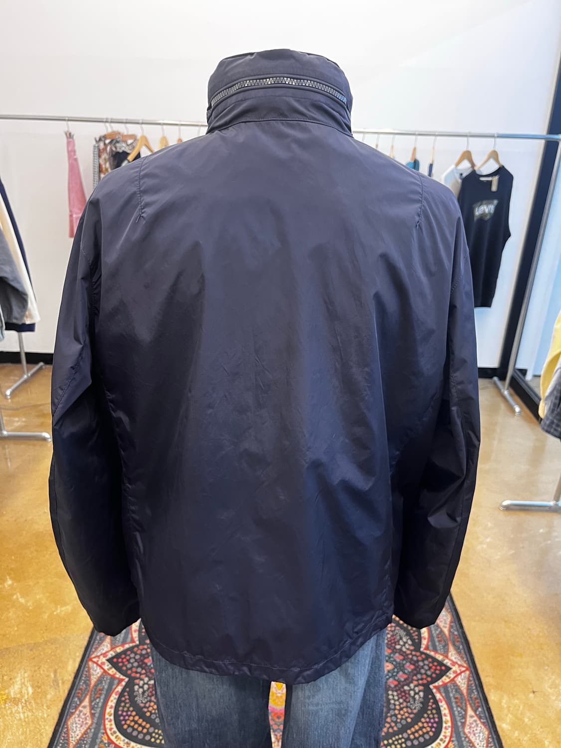 폴로 랄프 로렌 나일론 후드 자켓 네이비 상품이미지4