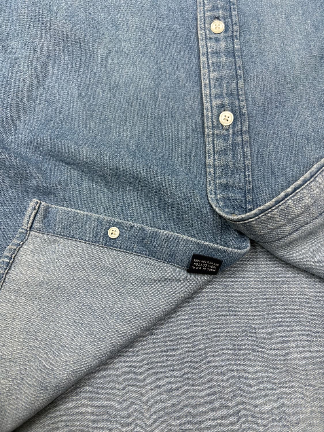 폴로 랄프로렌 중청 데님 셔츠 상품이미지8