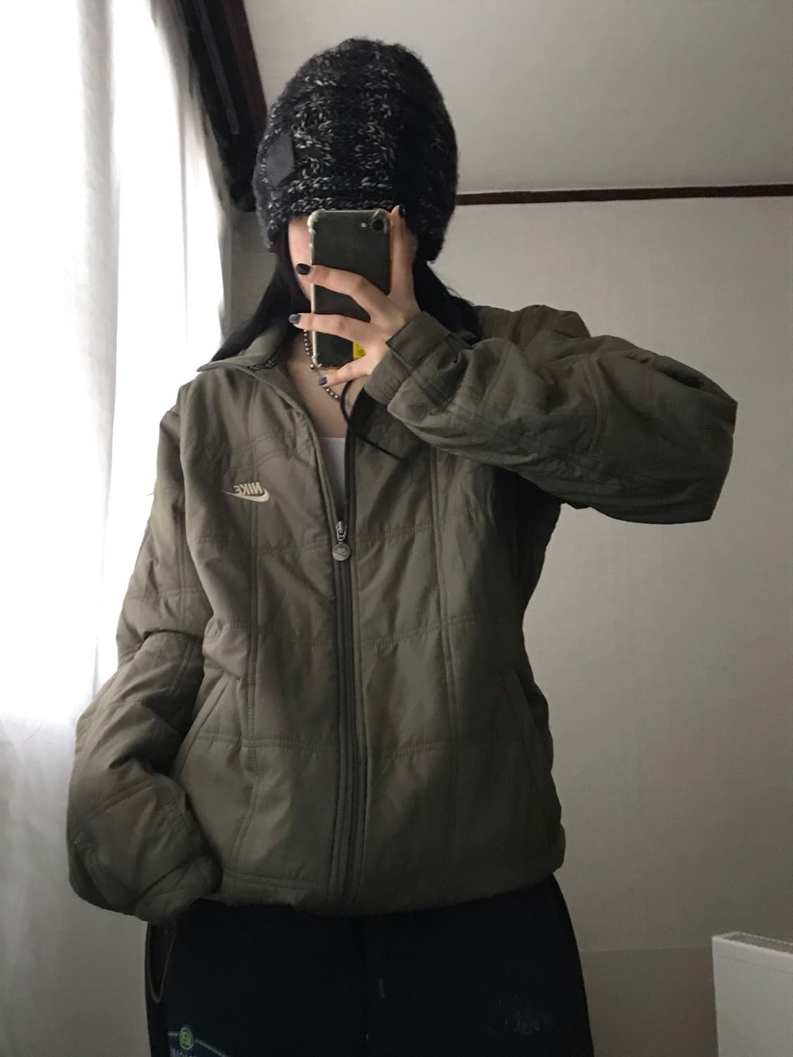 나이키 카키 투웨이 경량패딩 상품이미지6