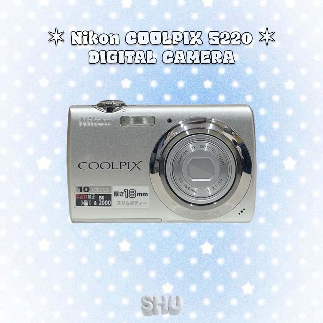 니콘 쿨픽스 S220 빈티지 디카 디지털카메라 실버 상품이미지3