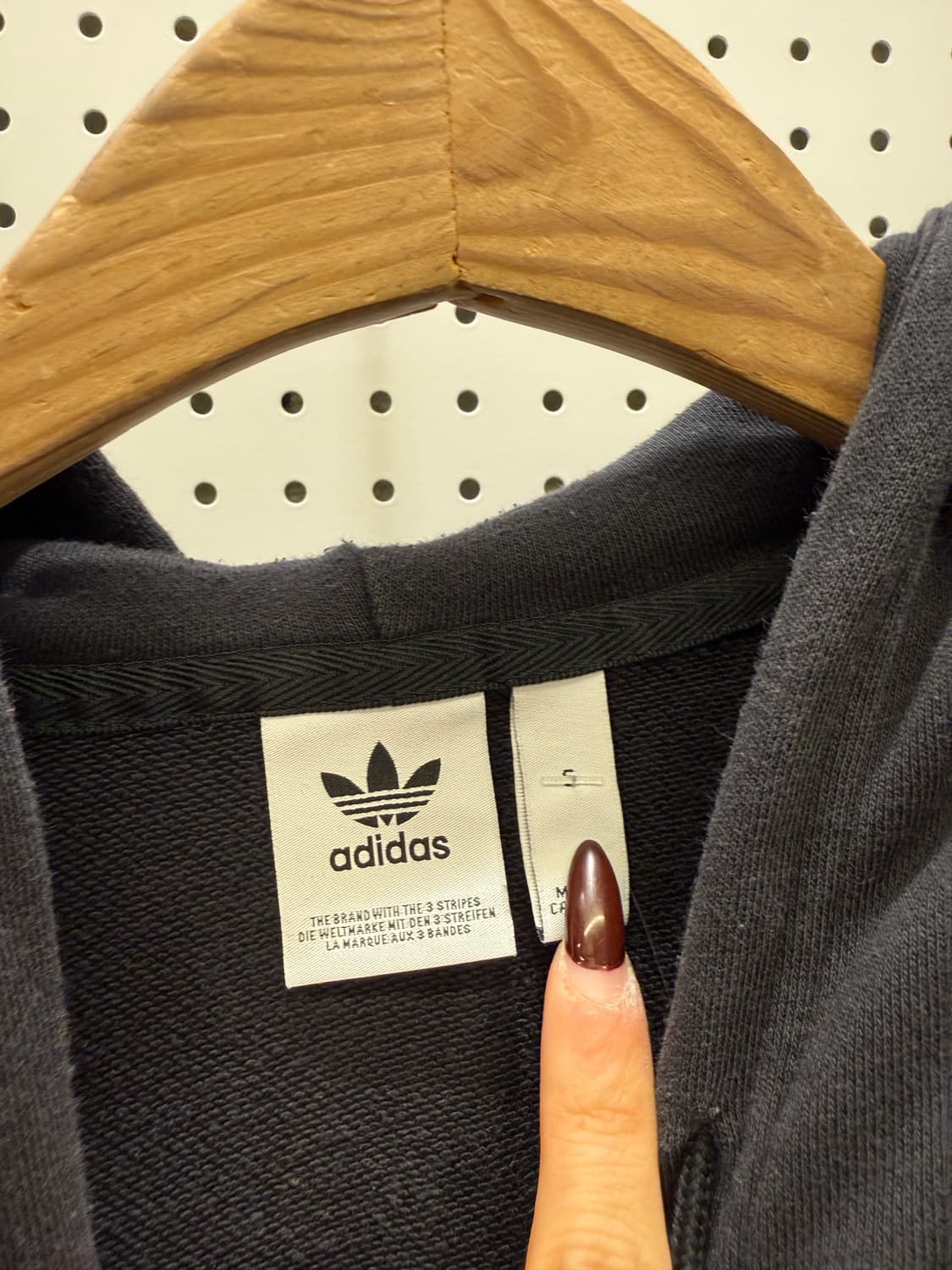 아디다스 오리지널스 트레포일 크롭 후드 U1693 상품이미지5