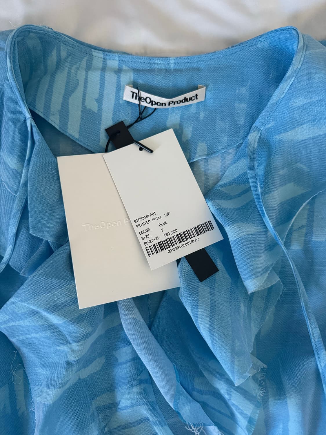 Open yy 오픈와이와이 블라우스 새상품 2사이즈 판매 상품이미지6