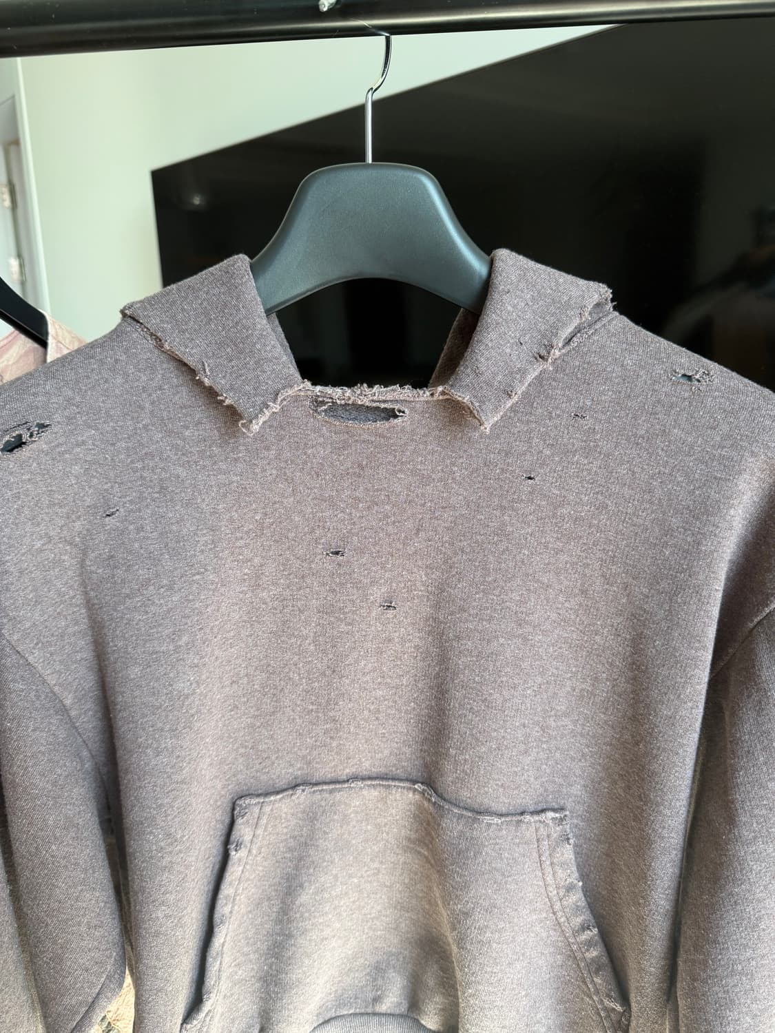 디디에르 didier 디스트레스 페이딩 후드티 (코르티스 크러쉬 등 착용 상품이미지3