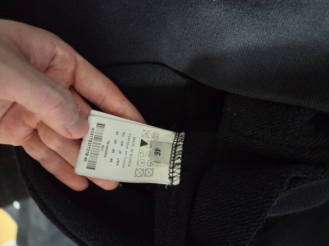 우영미 백로고 후드티 46사이즈(95~100) 상품이미지5