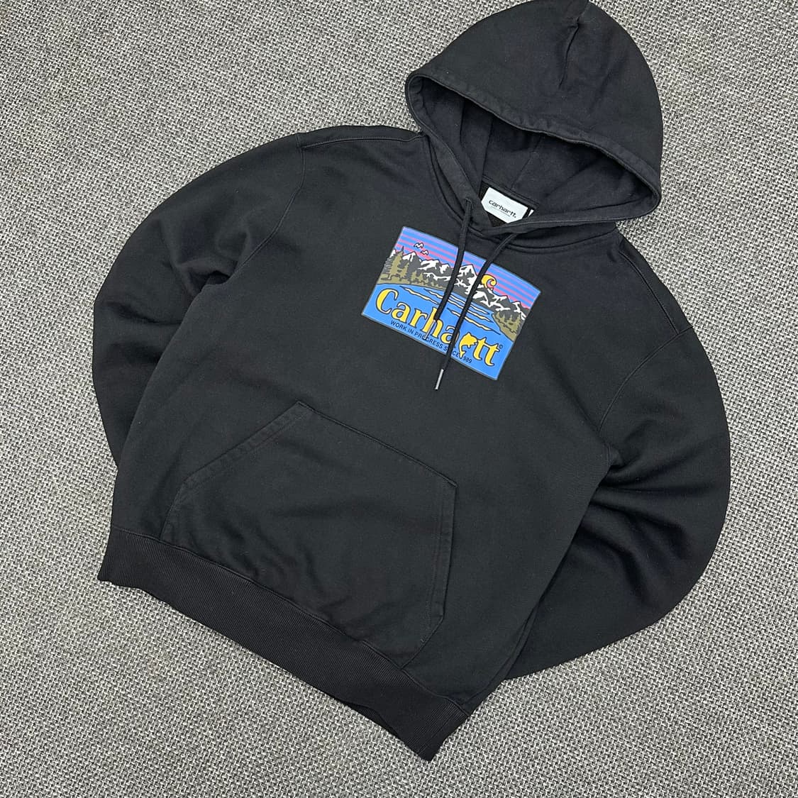 칼하트 빈티지 프린팅 후드티 S(M크기) 상품이미지3