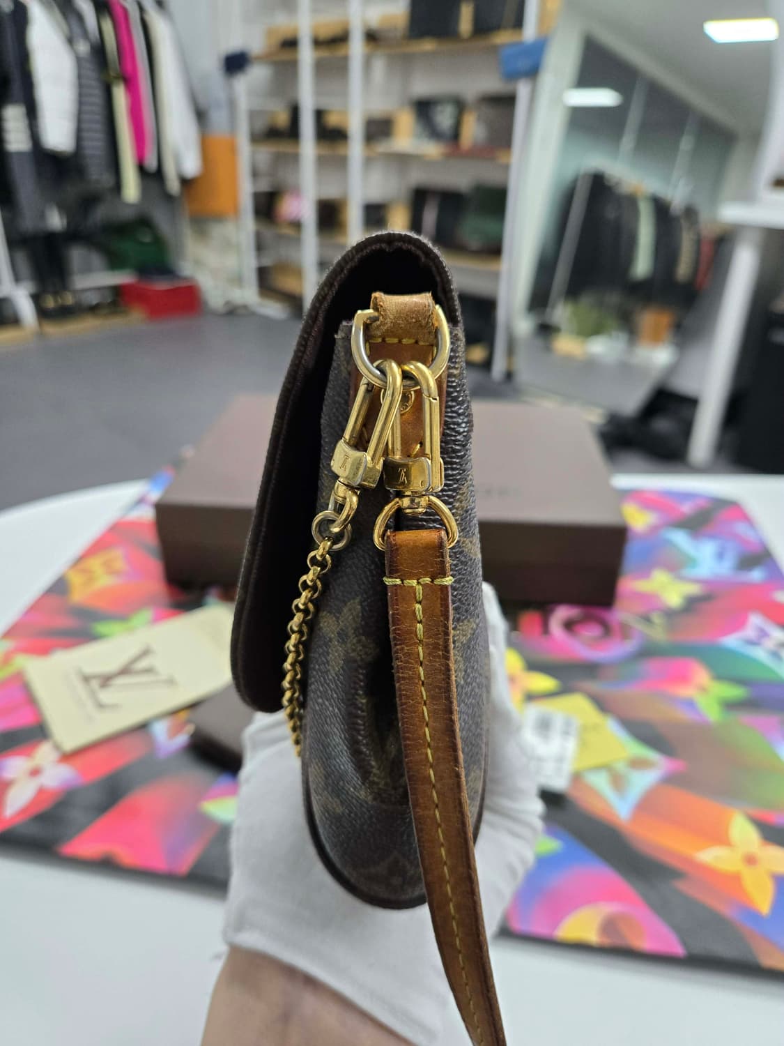 [A급컨디션] 루이비통 페이보릿mm 크로스백 상품이미지5