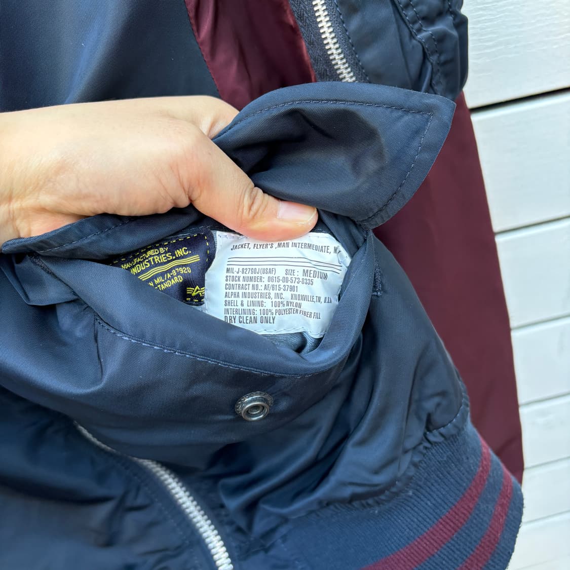 Alpha 알파 Ma-1 자켓 상품이미지7