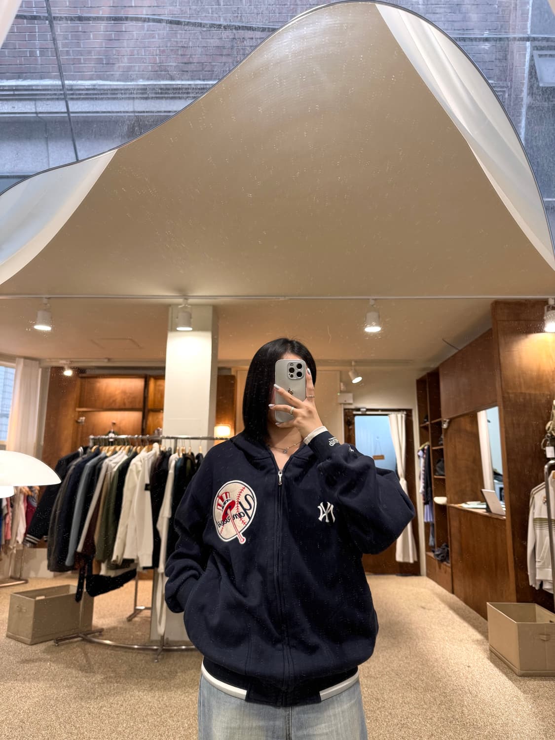 미첼앤네스 뉴욕 양키스 후드집업 상품이미지2