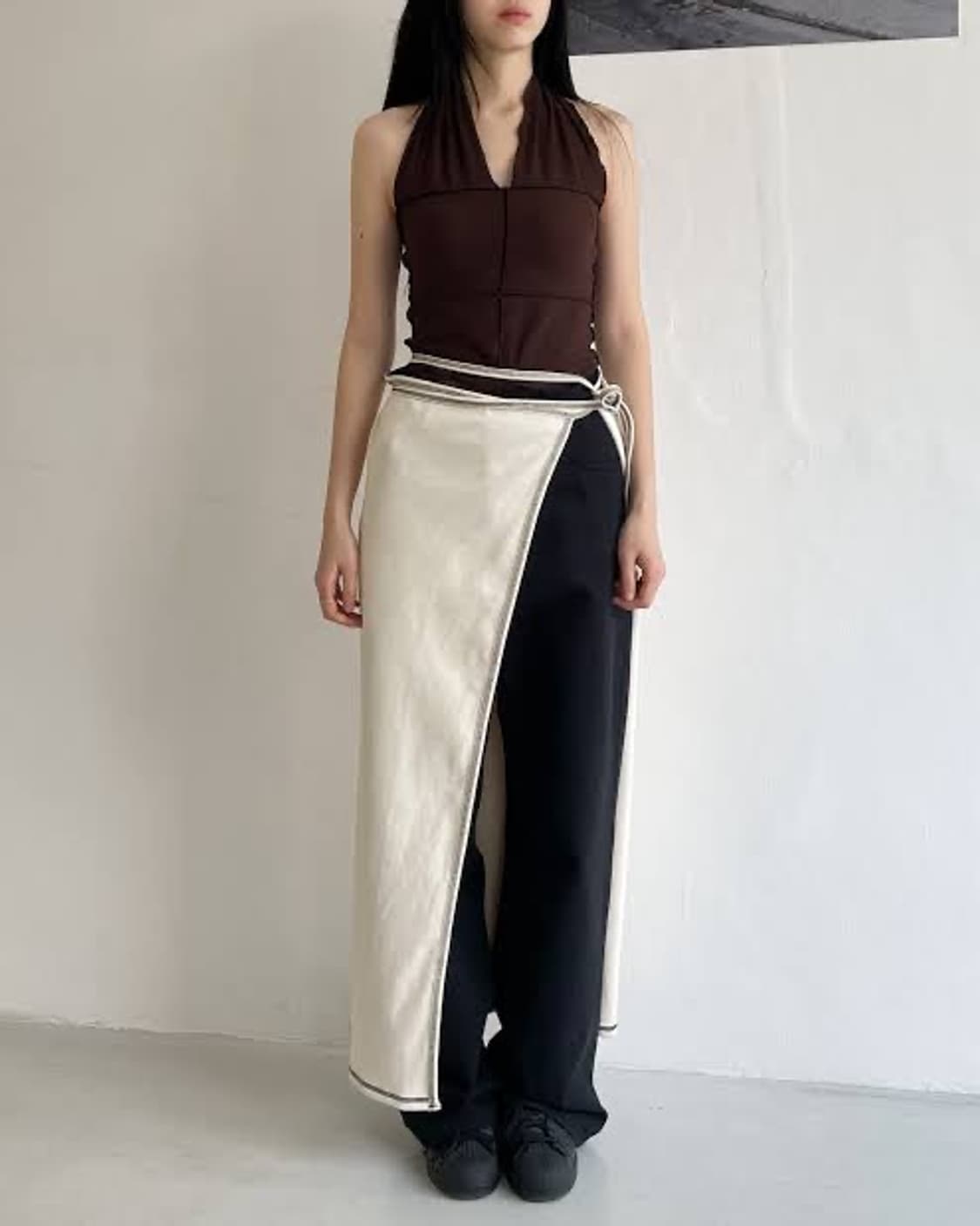 베이스레인지 garble skirt 상품이미지1